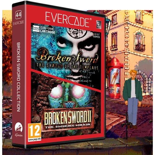 Evercade #44, Broken Sword, 2in1, Retro, Multi Game, Herný softvérový balík