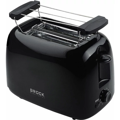 Brock BT 1009 BK, 750W, 2 plátky, 5 úrovní, čierna, hriankovač