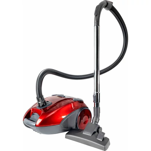Brock BVC 9000 RD, 700W, Telescop cromat, Filtru HEPA, Fără sac, Roșu, Aspirator