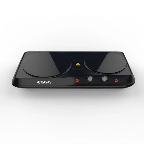 Brock HPI 3002 BK, 2200W, 2 zóny, infračervené, sklokeramika, prenosná, čierna, elektrická varná doska