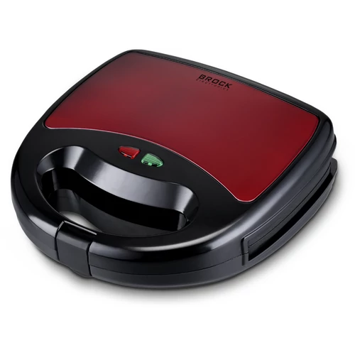 Brock SSM 2001 RD, 750W, 4-plátkový, nehrdzavejúca, červená, sendvičovač