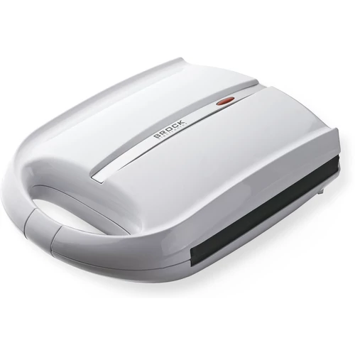 Aparat de facut sandvisuri, Brock SSM 3008 WH, 1400 W, 8-felii, Izolat termic, Alb