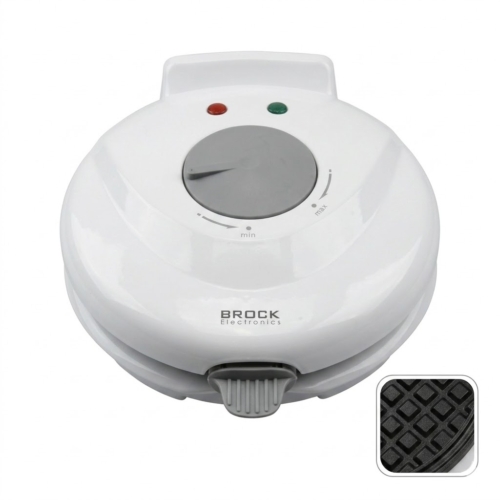 Brock WM 3001, 750W, 19,2 cm, izolovaný, nepriľnavý, vaflovač a výrobník zmrzlinového pohára