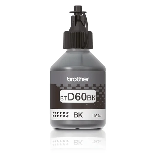 Brother BTD60BK, vysoká výťažnosť, 7500 strán, originál, čierna, zásobník atramentu