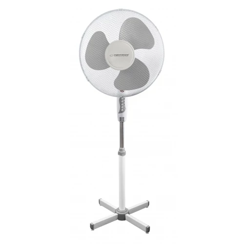 Esperanza EHF001WE, Hurricane, 50W, 40cm, 3-rýchlostný, oscilačný, bielo-sivý, stojaci ventilátor