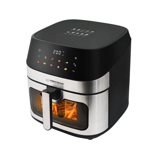 Esperanza EKA005 Patate Al Forno, 1600 W, 8L, 10 Program, Okno, Černá, Horkovzdušná trouba