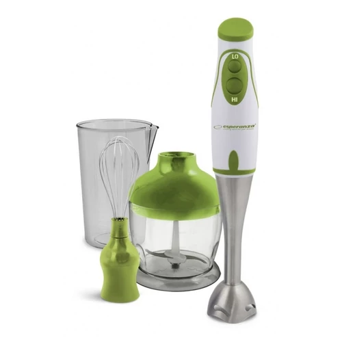 Stick blender Esperanza EKM003G PESTO 450W Oţel inoxidabil Alb-Verde
