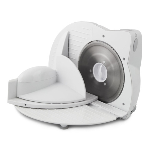 Esperanza EKM017W, Prosciutto, 150W, 0-15 mm, Nerezová čepel, bílá, univerzální kráječ