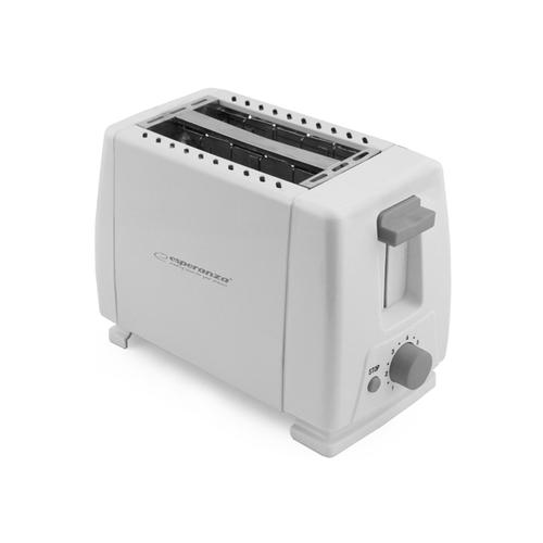 Esperanza EKT001 CAPRESE 600W 2-szeletes fehér kenyérpirító
