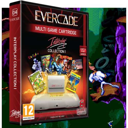 Evercade #4 Interplay Collection 1, 6in1, Retro, Multi Game, Játékszoftver csomag
