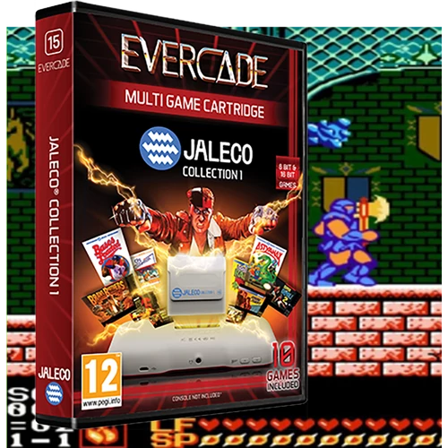 Evercade #15, Jaleco Collection 1, 10v1, Retro, Multi Game, Herný softvérový balík