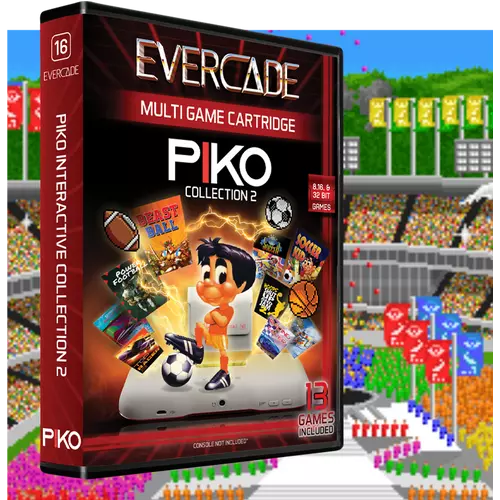 Evercade #16, Piko Interactive Collection 2, 13in1, Retro, Multi Game, Játékszoftver csomag