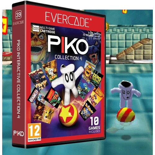 Evercade #39, Piko Interactive Collection 4, 10in1, Retro, Multi Game, Játékszoftver csomag