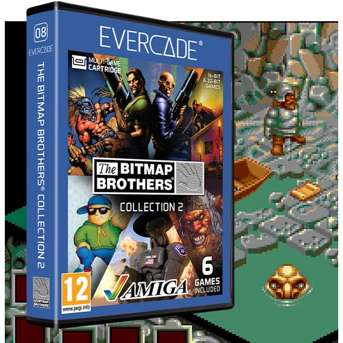 Evercade C8, zbierka Bitmap Brothers. Softvérový balík 2, 6v1, Retro, Multi Game, Game