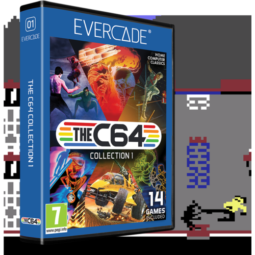 Evercade C1, The C64 Collection 1, 14in1, Retro, Multi Game, Játékszoftver csomag