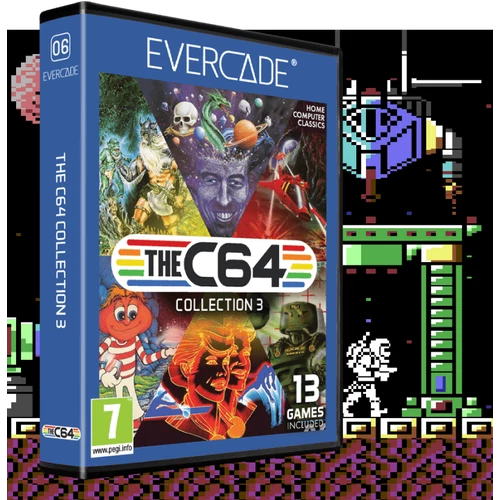 Multi Game Cartridge, Evercade C6, The C64 Collection 3, 13in1, Retro