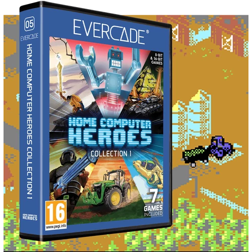 Evercade #C5, Home Computer Heroes Collection, 7v1, Retro, Multi Game, Herný softvérový balík