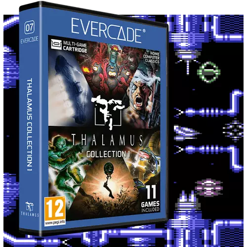 Evercade #07, Thalamus Collection 1, 11in1, Retro, Multi Game, Játékszoftver csomag