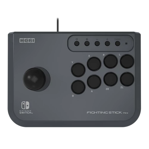Hori Fighting Stick Mini, Nintendo Switch/OLED, PC, Arcade, šedá, káblový ovládač