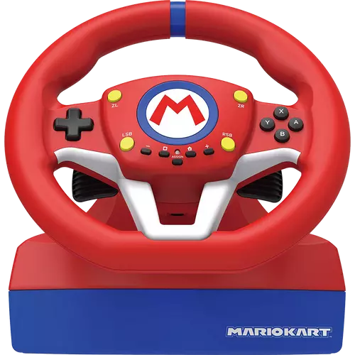 Hori Mario Kart Racing Wheel Pro Mini, Nintendo Switch/OLED, PC, Piros-Kék, Kormány szett