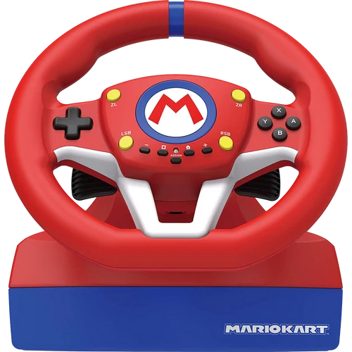 Hori Mario Kart Racing Wheel Pro Mini, Nintendo Switch/OLED, PC, červeno-modrá, sada volantu