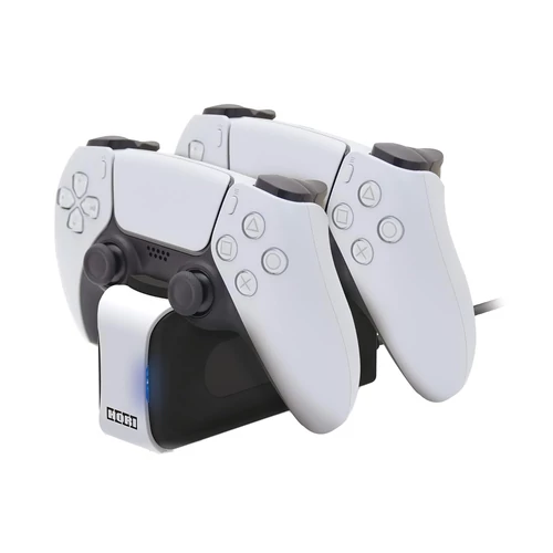 Statie de incarcare, Hori Dual Charger, PlayStation®5, DualSense™, Negru-Alb