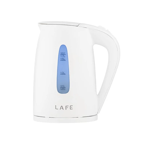 LaFe Essential, 2200W, 1.7 L, Vízszűrős, 360°, Műanyag, Fehér, Elektromos vízforraló