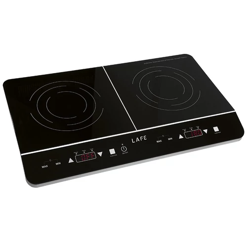 LaFe DuoChef, 3500 W, Dupla zónás, Érintésvezérlő, Kristályüveg, Hordozható, Indukciós tűzhely