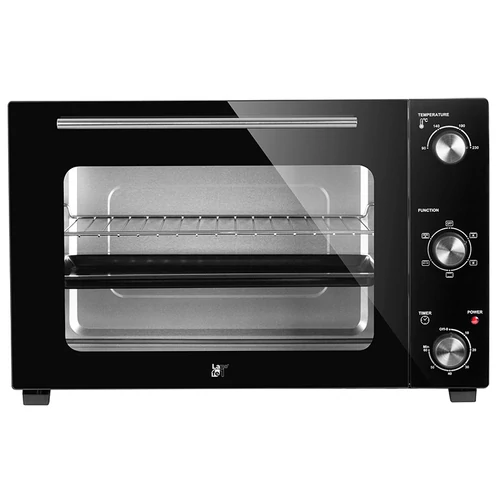 Mini cuptor electric, LaFe PIW-005, 1800W, 48 L, 90-230 C, Cool-touch, Grill, Negru