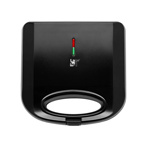 LaFe TSZ-008, 800 W, 4 plátky, automatický termostat, nepriľnavý, čierny, sendvičovač