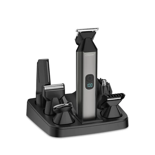 Maestro MR-661, 6 în 1, 5 W, 800 mAh, Multifuncțional, Negru, Fără fir, Set aparat de ras și tuns