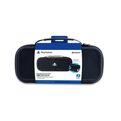 Nacon Rigid Carry Pouch, PlayStation Portal, Negru, husă de protecție pentru consolă