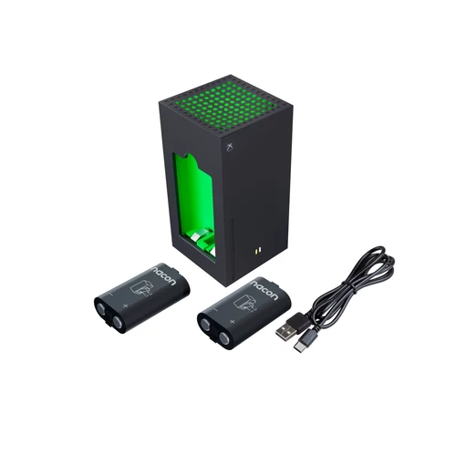 Nacon Play&Charge Kit, Xbox Series X|S, Xbox One, Újratölthető, Akkumulátor töltő készlet