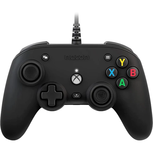 Nacon Pro Compact, Xbox Series X|S, Xbox One, PC, sunet 3D, negru, controler cu fir