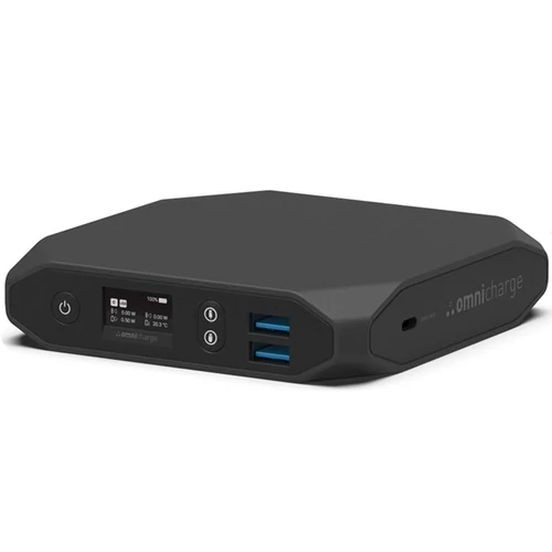 Omnicharge Omni 20c+, 20 100 mAh, 100 W, QC3.0, rýchle nabíjanie, bezdrôtová nabíjacia stanica