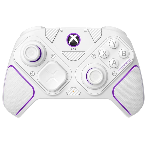 Controller fara fir, PDP Victrix Pro BFG, Xbox Series X|S, PC, Dolby Atmos, Programabil, Modular, eSport, Alb