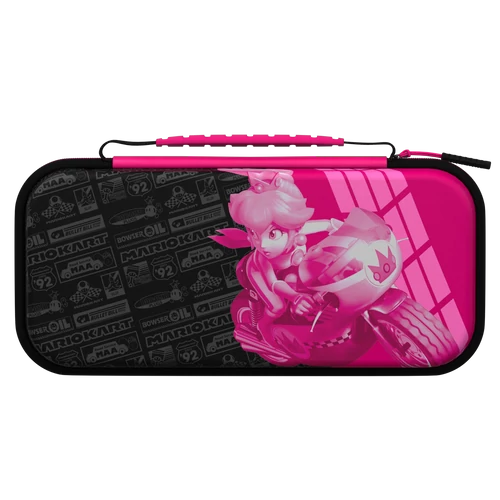 PDP Travel Case Plus Glow, Nintendo Switch/Lite/OLED, Peach: Grand Prix, Konzol utazótáska