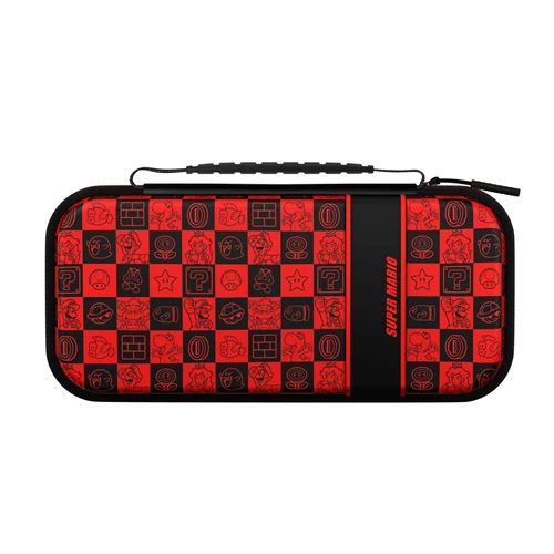 PDP Travel Case Plus Glow, Nintendo Switch/Lite/OLED, Mario Icon, Konzol utazótáska