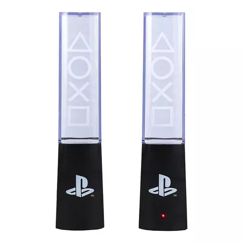 Paladone, PlayStation 5®, Liquid Dancing, 28 cm, USB, Gamer, Vezetékes, Fekete, Asztali lámpa