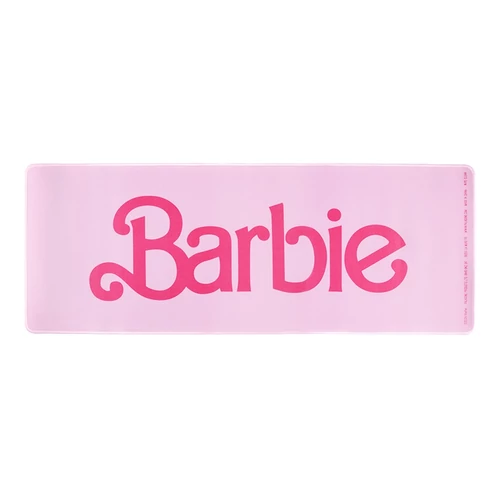 Covoraș de birou Paladone, Material: Barbie™, 80 x 30 cm, Material textil, Antiderapant, Covoraș pentru tastatură și mouse