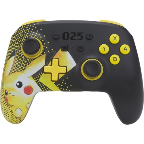 PowerA Enhanced Wireless, Nintendo Switch/Lite/OLED, Pokémon: Pikachu 025, Vezeték nélküli kontroller