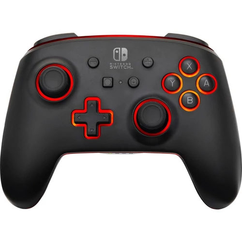 PowerA Enhanced Lumectra, Nintendo Switch/Switch 2, RGB világítás, Fekete, Vezeték nélküli kontroller