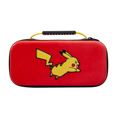 PowerA Protection Case, Nintendo Switch/Lite/OLED, Pokémon: Pikachu Jump, Plüss, Konzol védőtok