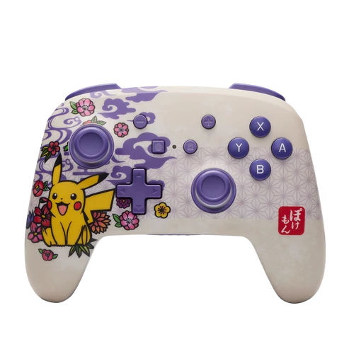 PowerA Enhanced Wireless, Nintendo Switch/Lite/OLED, Pokémon: Pikachu Blossom, Bezdrôtový ovládač