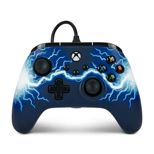PowerA Advantage Wired, Xbox Series X|S, Xbox One, PC, Arc Lightning, káblový ovládač