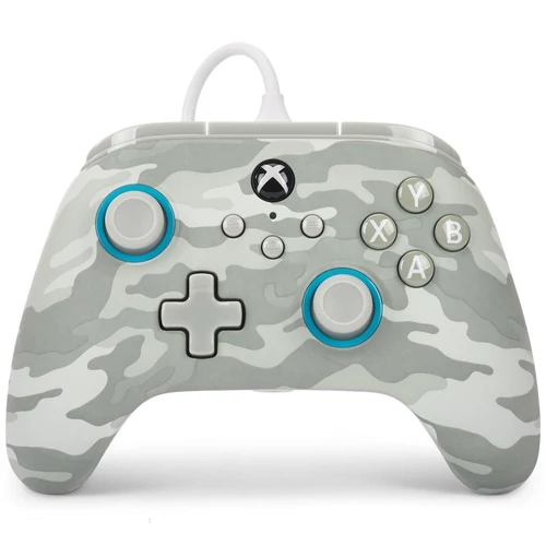 PowerA Advantage cu fir, Xbox Series X|S, Xbox One, PC, Arctic Camo, controler cu fir