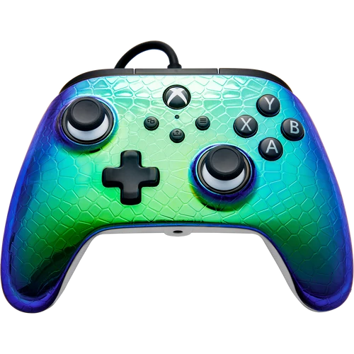 PowerA Advantage káblové, Xbox Series X|S, Xbox One, PC, Raptor Chrome, káblový ovládač