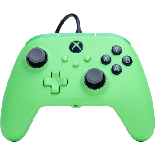 PowerA Advantage+, Xbox Series X|S, Xbox One, PC, Twist Thumbstick, efect Hall, Green Meadow, controler cu fir