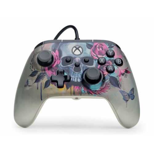 PowerA Advantage+, Xbox Series X|S, Xbox One, PC, Twist Thumbstick, Hall Effect, Bloom & Gloom, Vezetékes kontroller