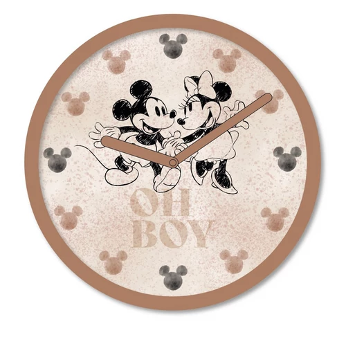 Pyramid GP85875, Mickey & Mini egér, Official, 25 cm, Színes, Falióra